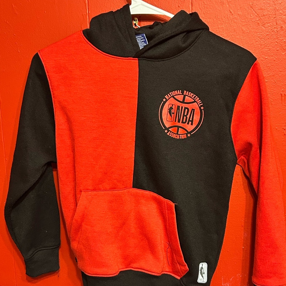NBA Kids Red and Black Hoodie
